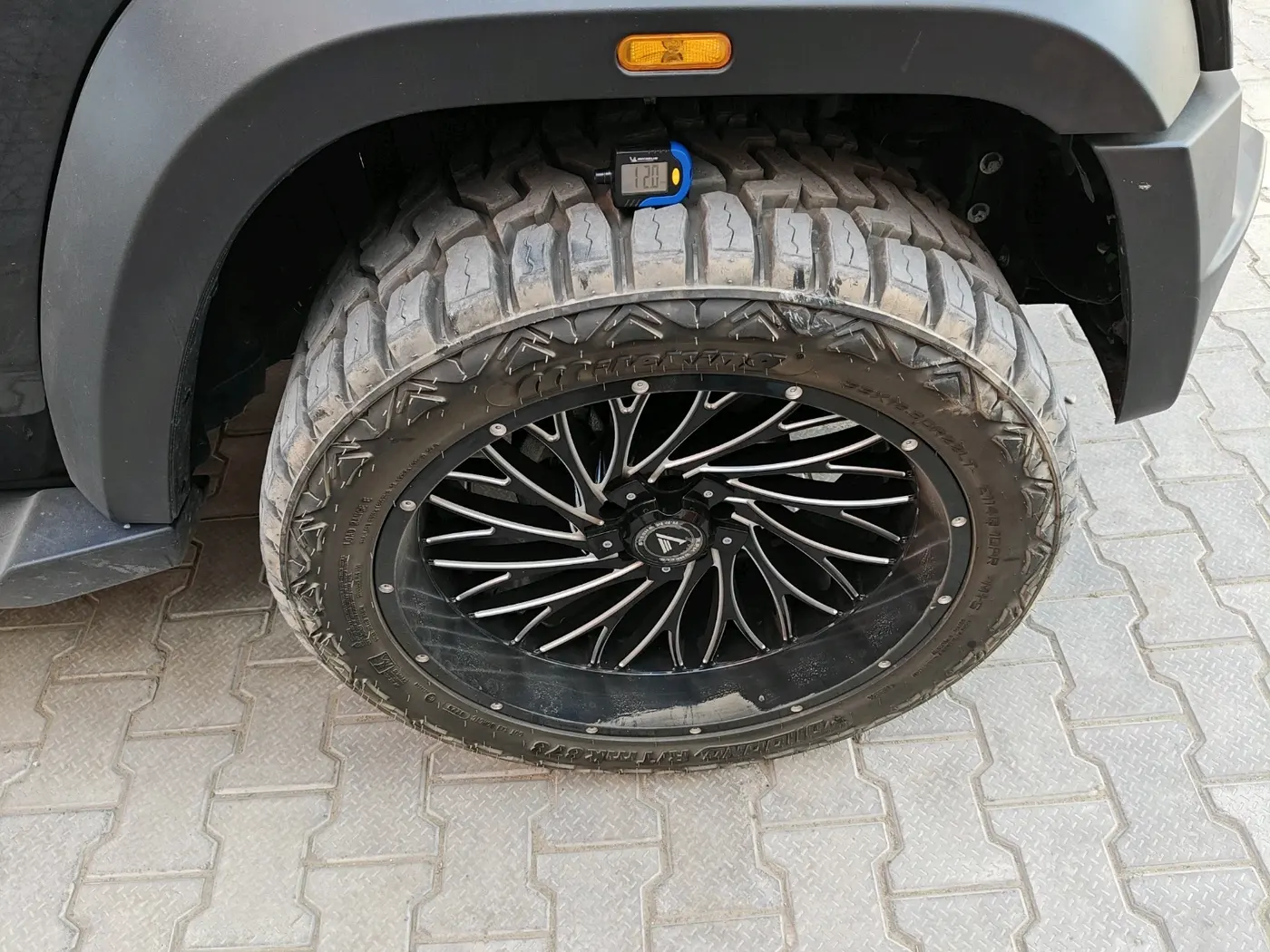 2024 Mahindra Thar LX PETROL HT 4WD AT, Petrol, Automatic, 5,437 km, tyre