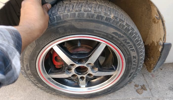 2016 Maruti Wagon R 1.0 LXI, CNG, Manual, 79,989 km, tyre