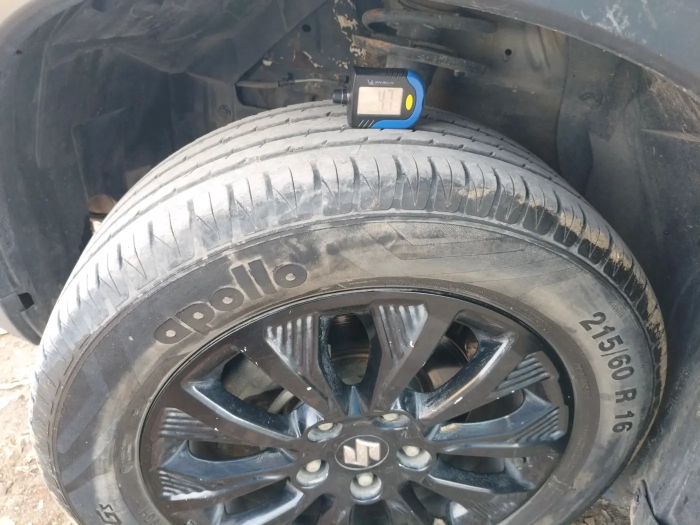 2021 Maruti Vitara Brezza ZXI, Petrol, Manual, 44,276 km, tyre