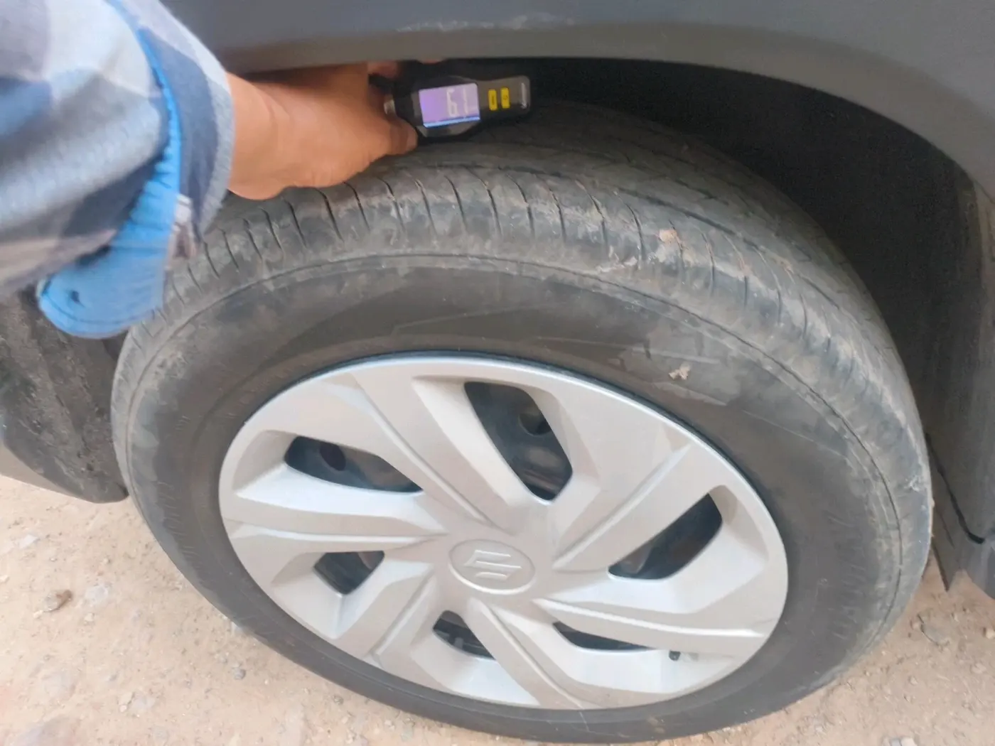 2025 Maruti Grand Vitara DELTA CNG, CNG, Manual, 10,050 km, tyre