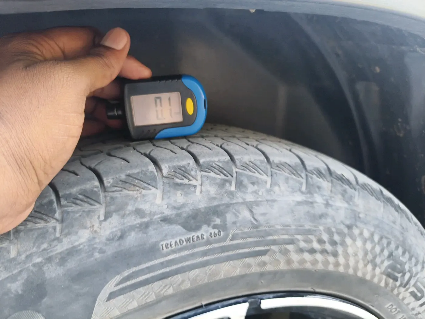 2023 Maruti Grand Vitara DELTA CNG, CNG, Manual, 85,380 km, tyre