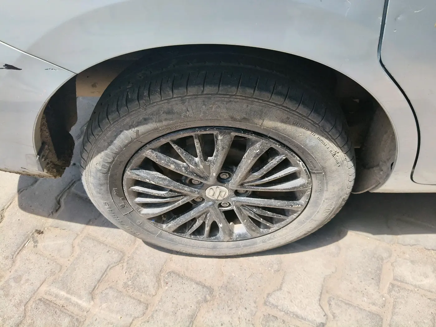 2022 Maruti Ertiga   VXI (O) CNG, CNG, Manual, 91,268 km, tyre