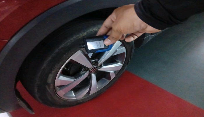 2023 Volkswagen TAIGUN TOPLINE 1.0 TSI MT, Petrol, Manual, 1,81,626 km, tyre