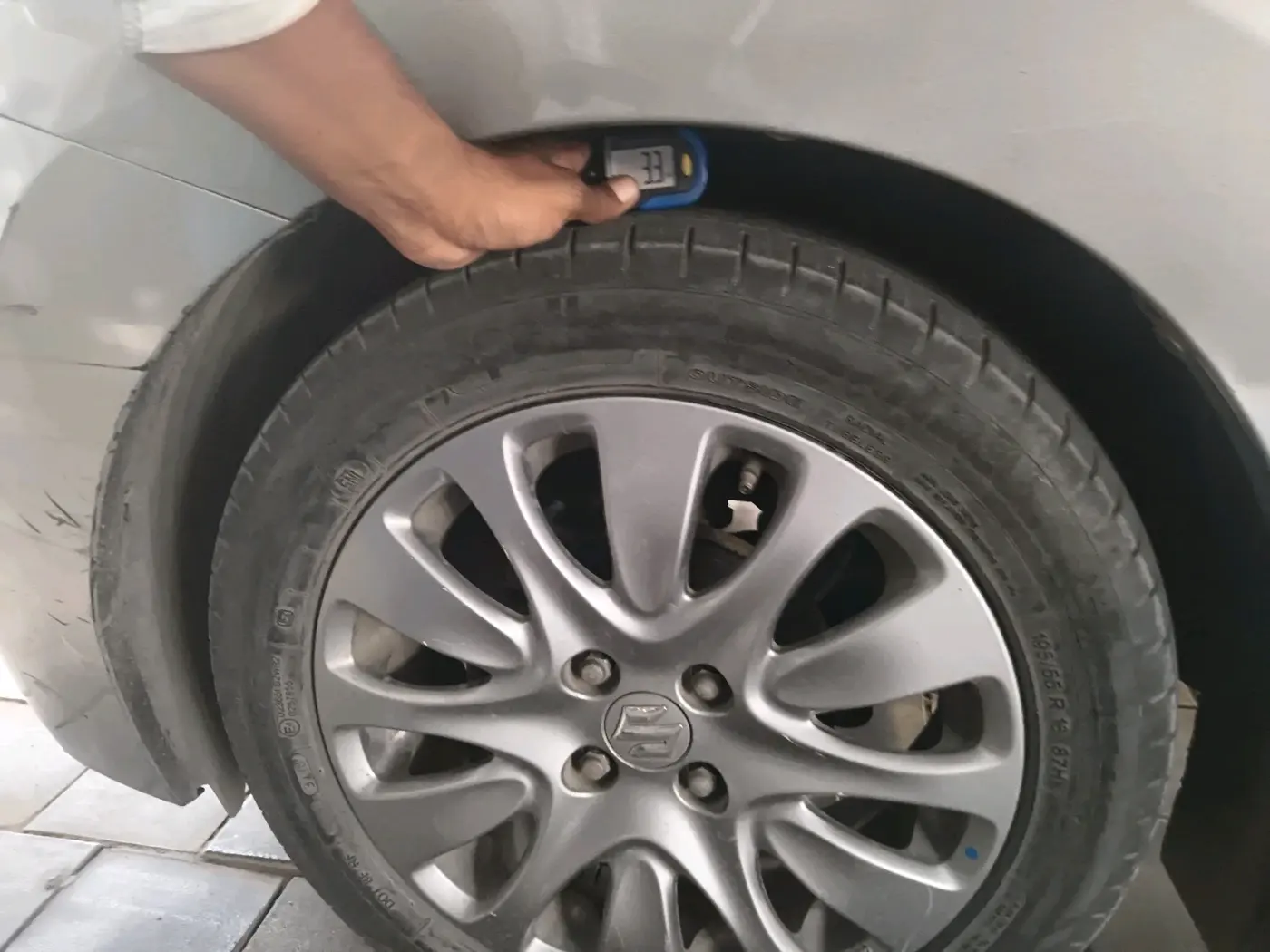 2018 Maruti Baleno ALPHA CVT PETROL 1.2, Petrol, Automatic, 60,723 km, tyre