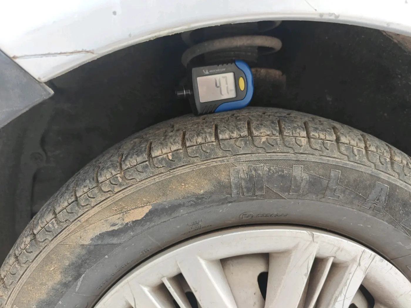2007 Hyundai Santro Xing XL, Petrol, Manual, 73,832 km, tyre