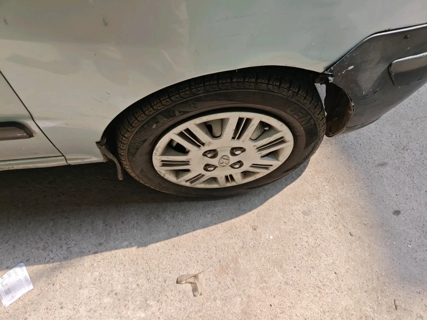 2007 Hyundai Santro Xing XL, Petrol, Manual, 73,832 km, tyre
