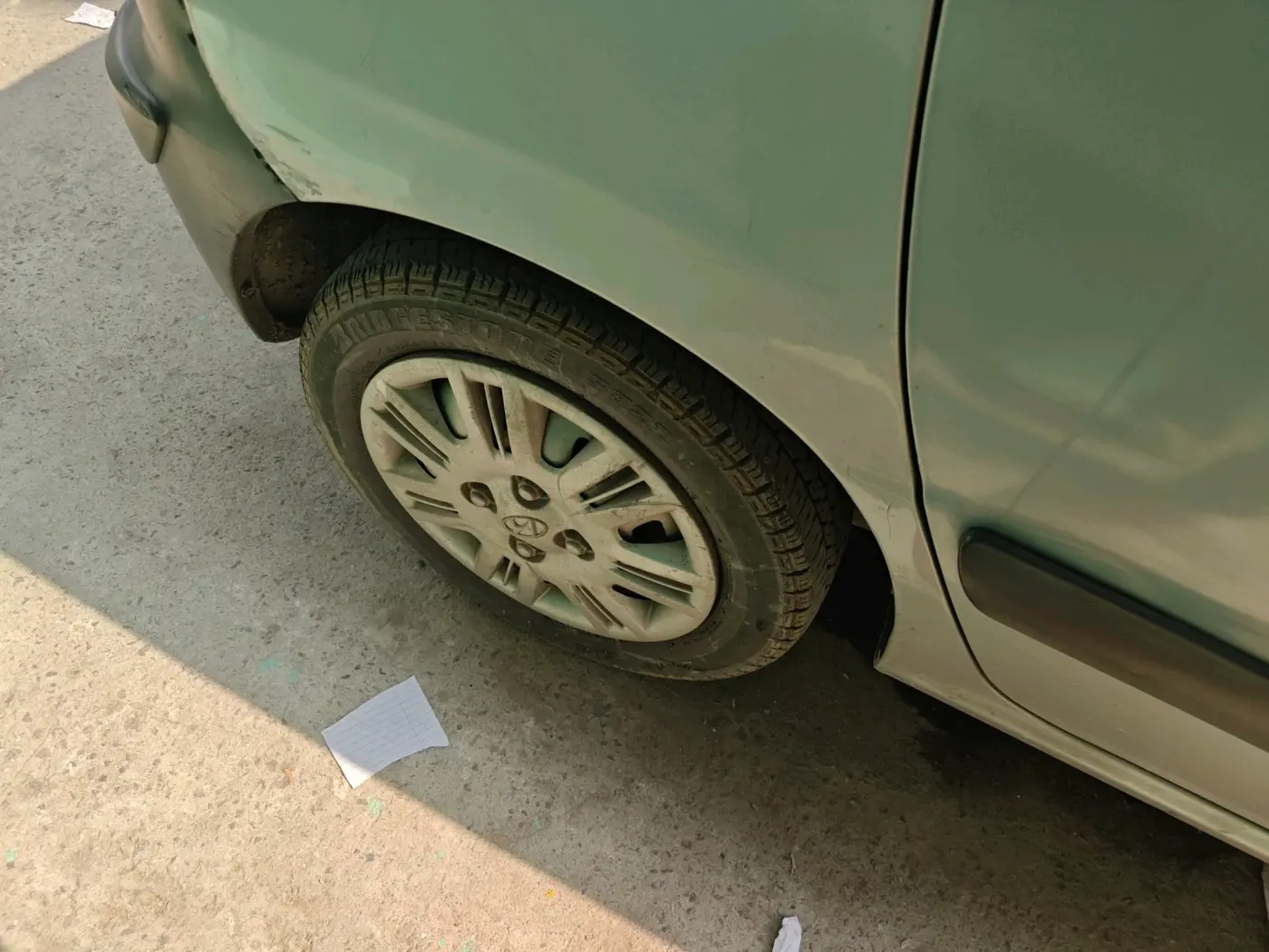 2007 Hyundai Santro Xing XL, Petrol, Manual, 73,832 km, tyre