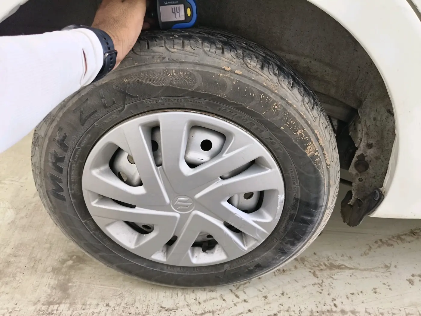 2022 Maruti New Wagon-R LXI CNG 1.0, CNG, Manual, 77,894 km, tyre