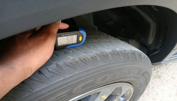 2023 Tata Harrier XZA PLUS 2.0L DARK EDITION, Diesel, Automatic, 21,562 km, tyre