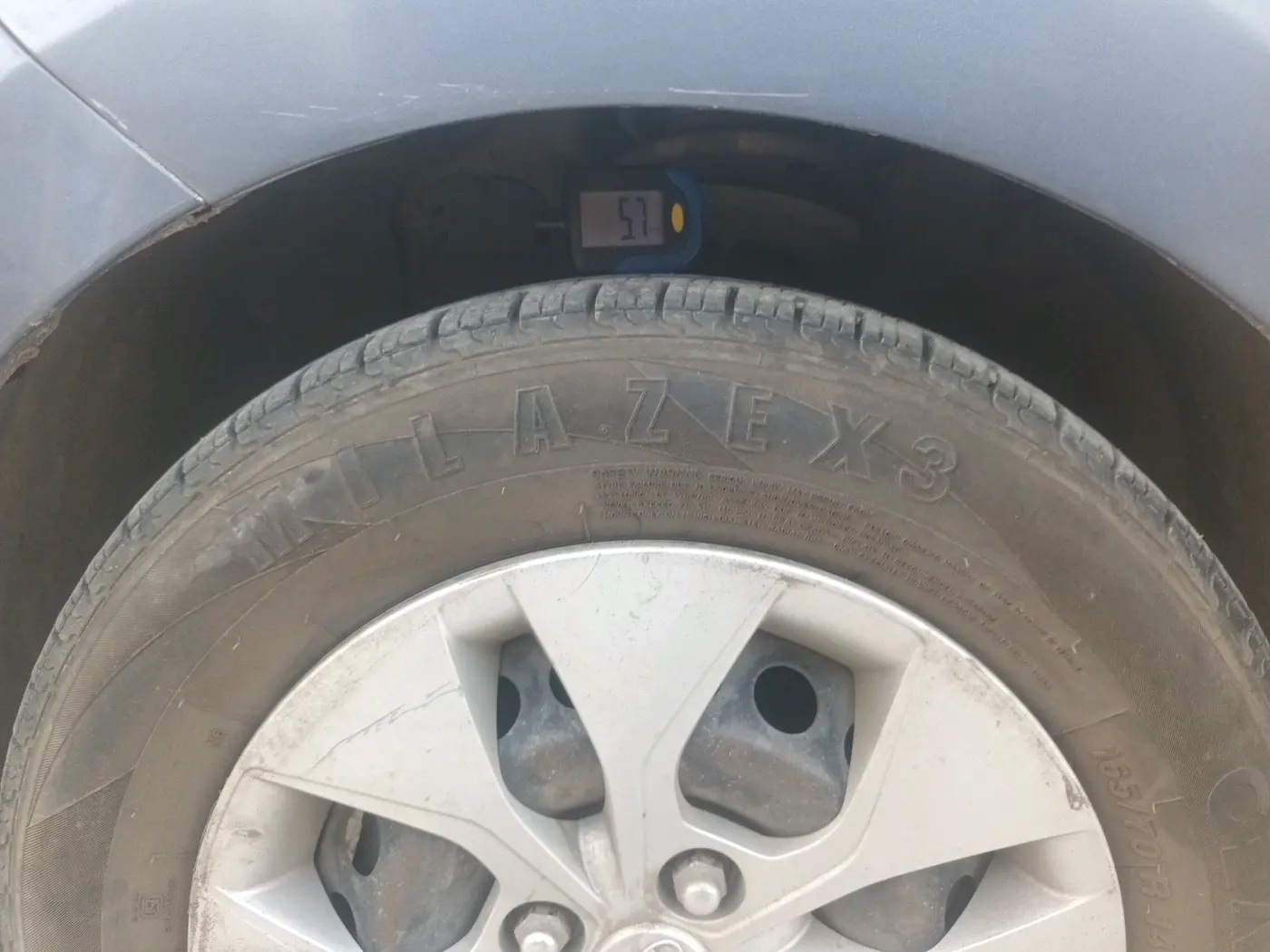 2016 Hyundai Xcent S 1.2, Petrol, Manual, 95,870 km, tyre