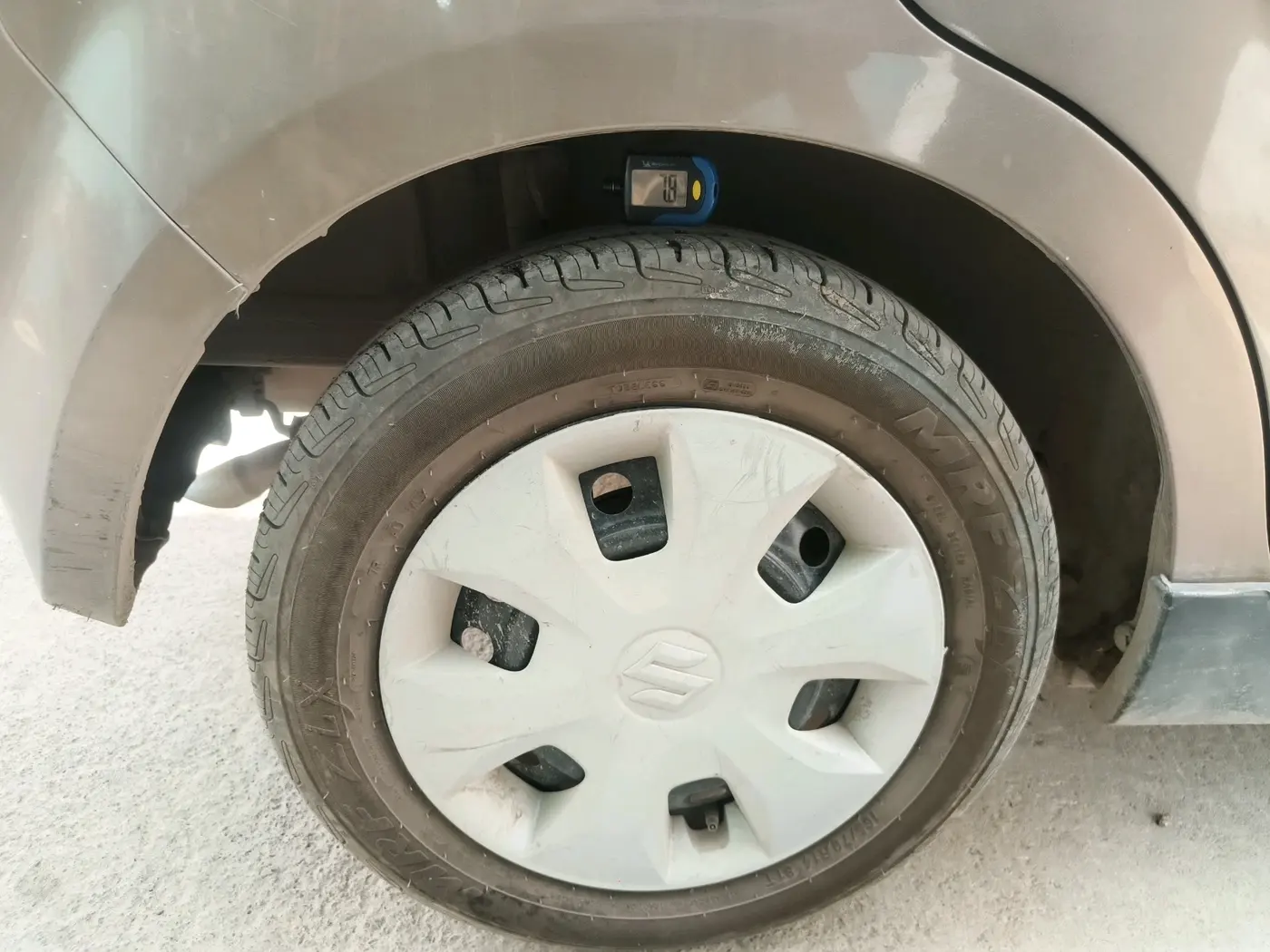 2019 Maruti New Wagon-R VXI 1.0, CNG, Manual, 53,891 km, tyre