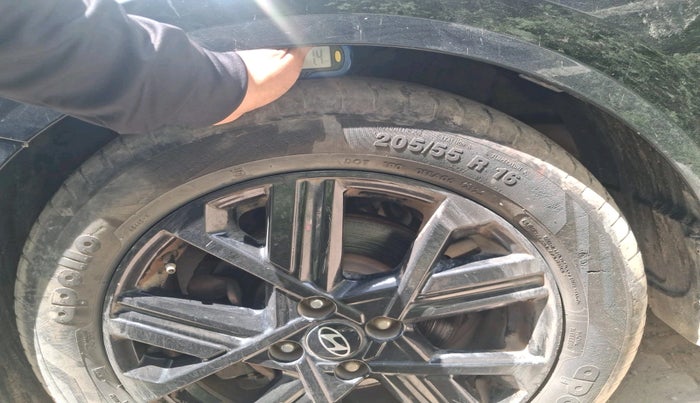 2023 Hyundai Verna SX (O) 1.5 TURBO PETROL DCT, Petrol, Automatic, 47,884 km, tyre