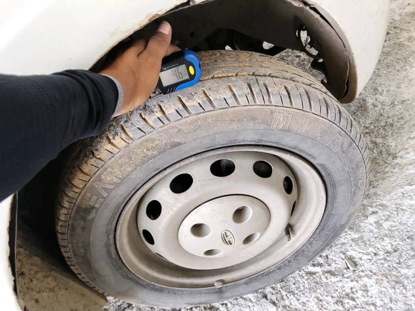 2014 Tata Indica Vista LS TDI, Diesel, Manual, 1,47,304 km, tyre