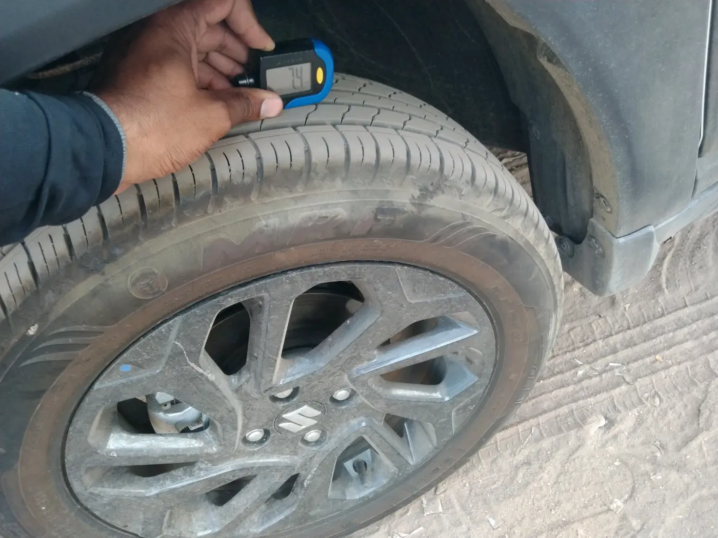 2025 Maruti FRONX DELTA PLUS 1.2MT, Petrol, Manual, 1,785 km, tyre