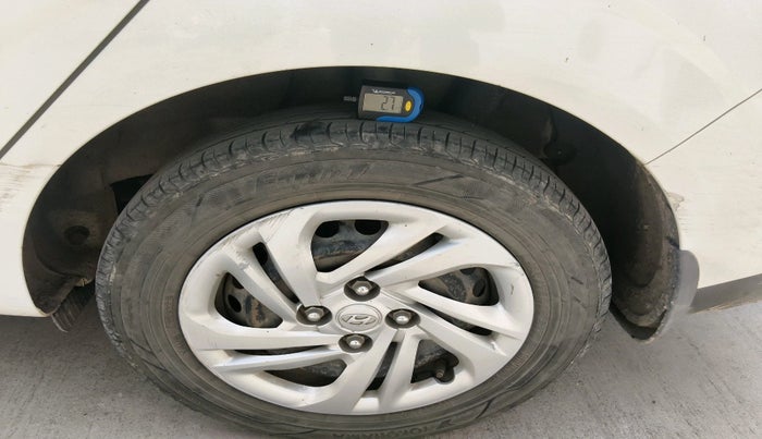2021 Hyundai AURA S 1.2 CNG, CNG, Manual, 1,14,835 km, tyre