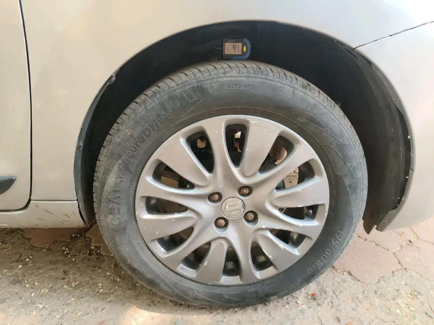 2016 Maruti Baleno ZETA PETROL 1.2, Petrol, Manual, 73,129 km, tyre