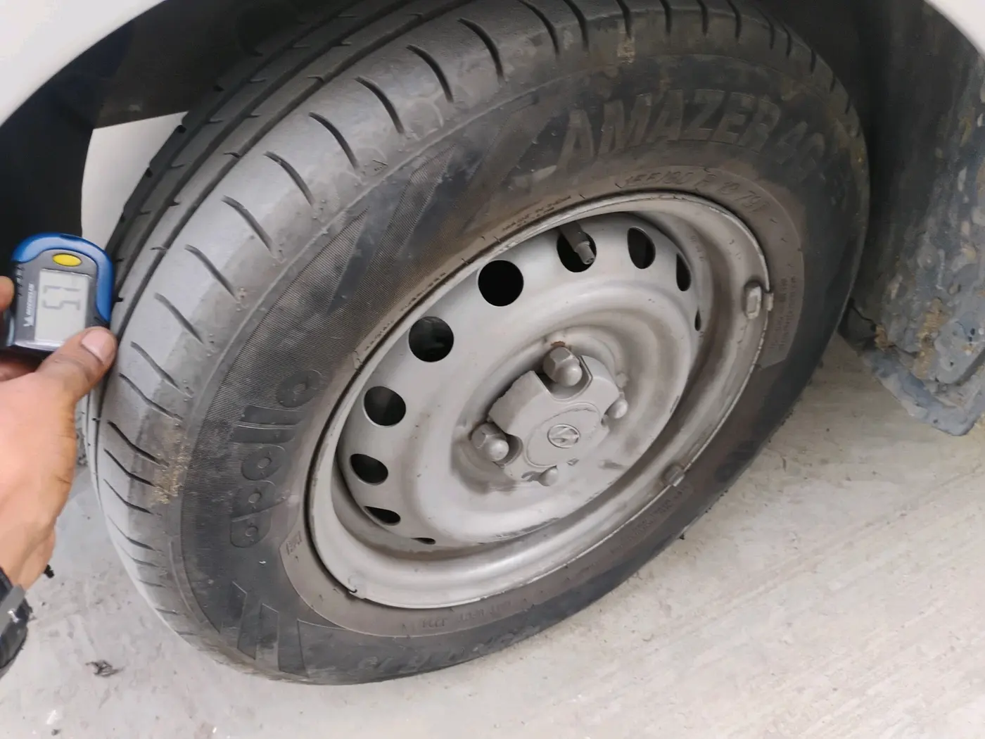 2021 Hyundai NEW SANTRO MAGNA EXECUTIVE CNG, CNG, Manual, 1,07,451 km, tyre
