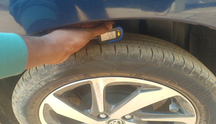 2024 Toyota Glanza V AMT, Petrol, Automatic, 19,898 km, tyre