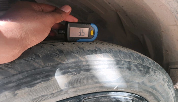 2023 Tata Harrier FEARLESS PLUS DUAL TONE AT, Diesel, Automatic, 37,631 km, tyre
