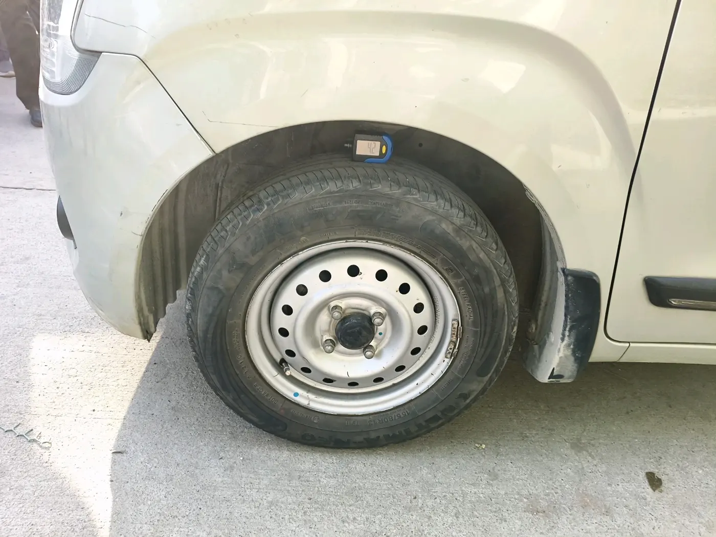 2021 Maruti New Wagon-R LXI CNG (O) 1.0, CNG, Manual, 41,767 km, tyre