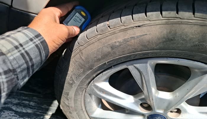 2018 Ford Ecosport TITANIUM 1.5L DIESEL, Diesel, Manual, 1,03,268 km, tyre