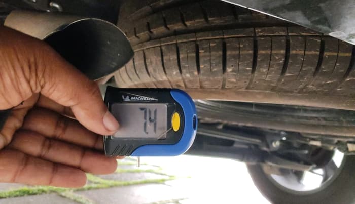 2024 Tata Harrier FEARLESS PLUS DARK EDITION AT, Diesel, Automatic, 8,744 km, tyre