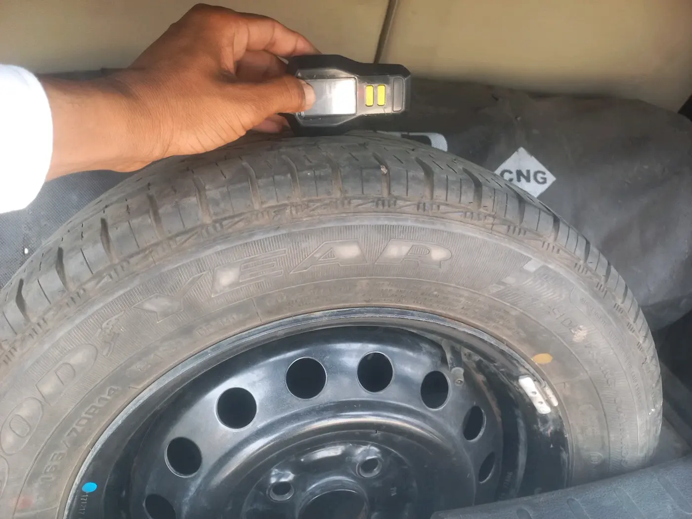 2018 Maruti Celerio X ZXI AMT, CNG, Automatic, 52,249 km, tyre