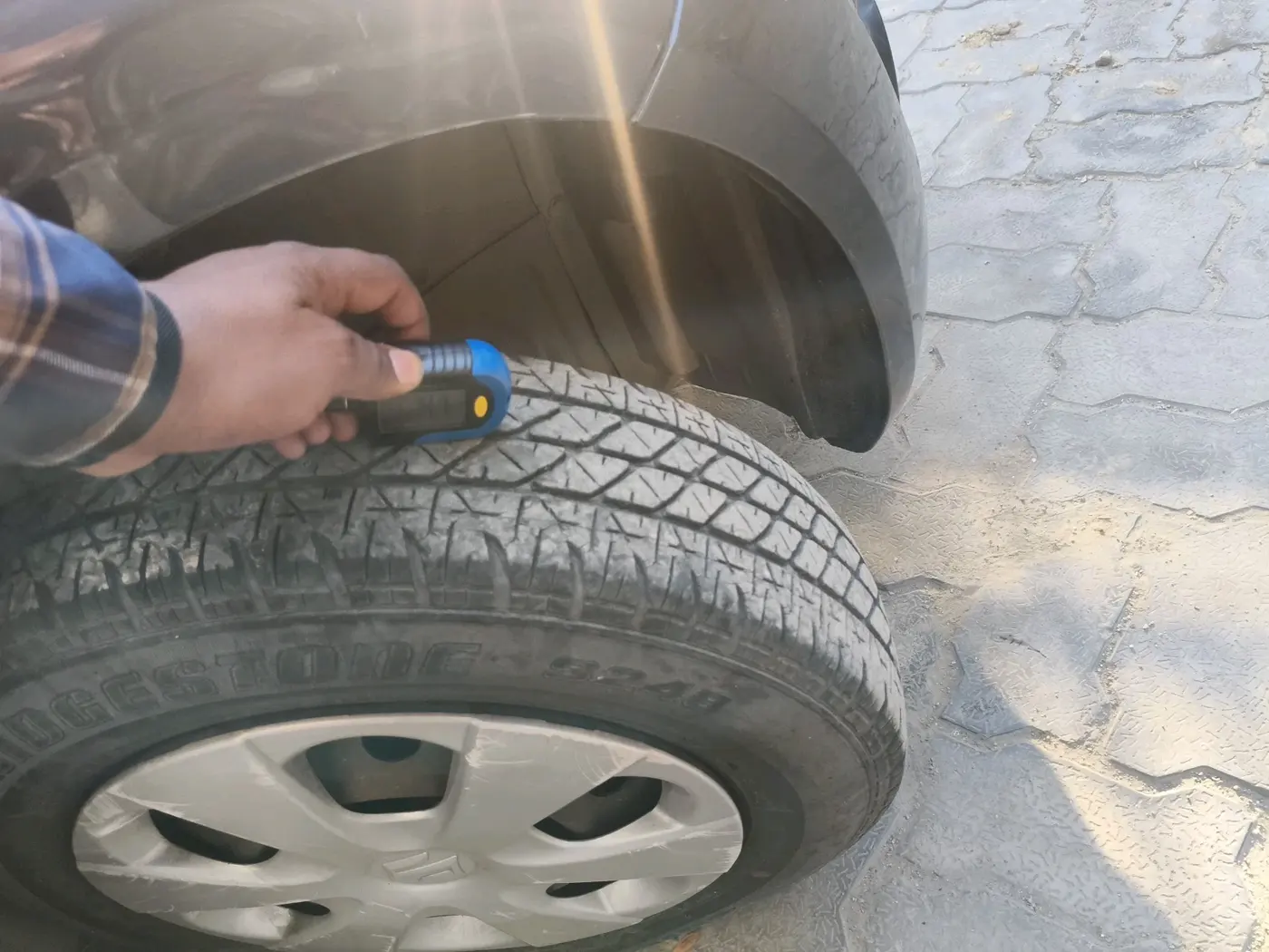 2014 Maruti Ritz VXI, Petrol, Manual, 48,544 km, tyre