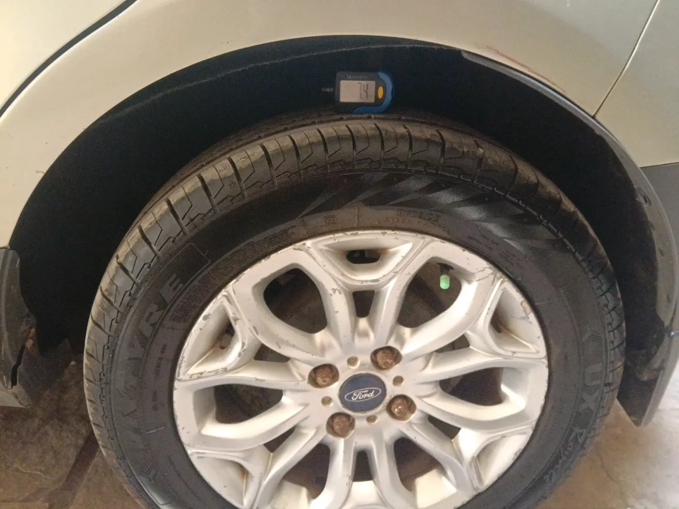 2014 Ford Ecosport TITANIUM 1.5L PETROL AT, Petrol, Automatic, 89,264 km, tyre
