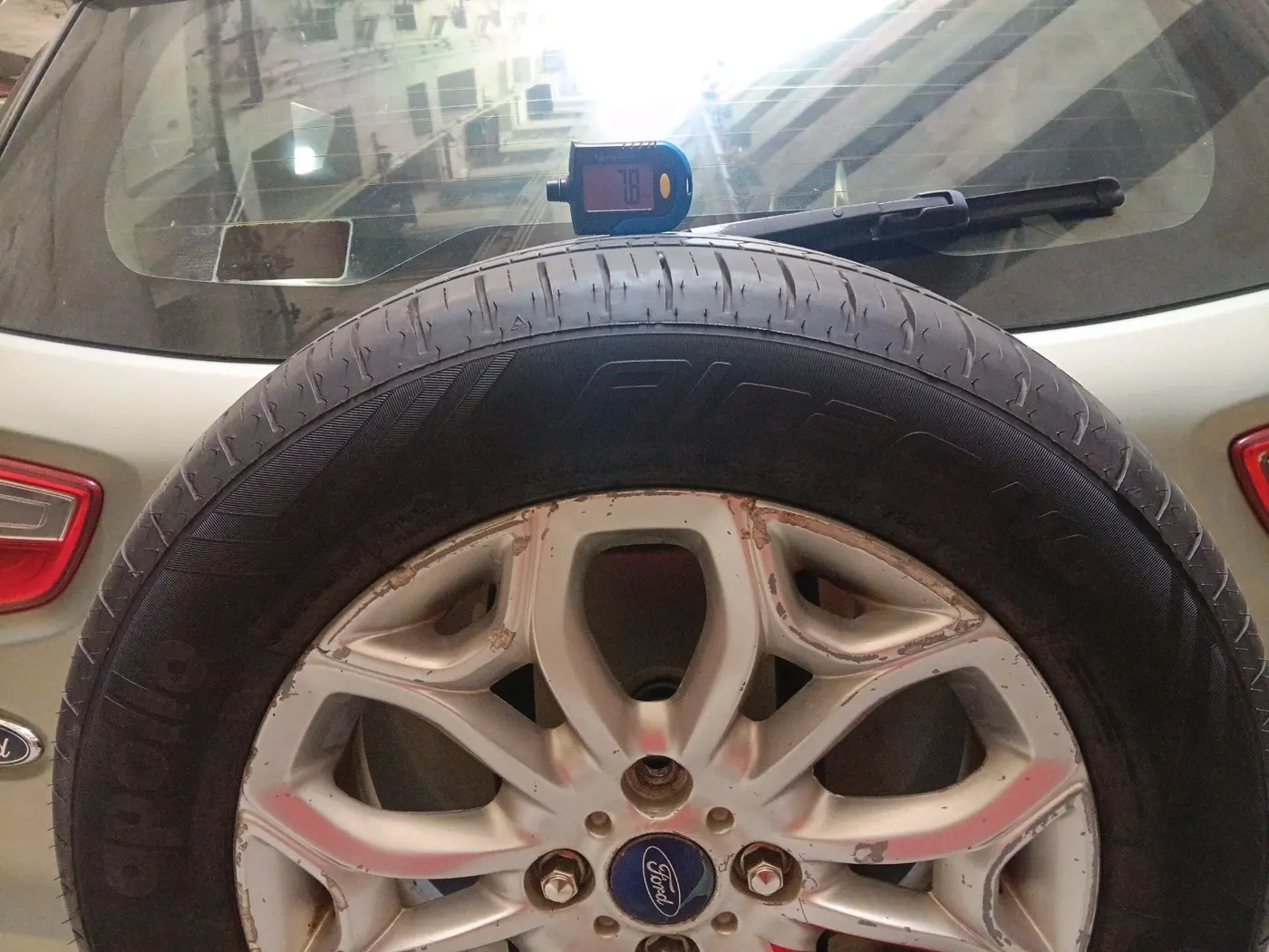 2014 Ford Ecosport TITANIUM 1.5L PETROL AT, Petrol, Automatic, 89,264 km, tyre