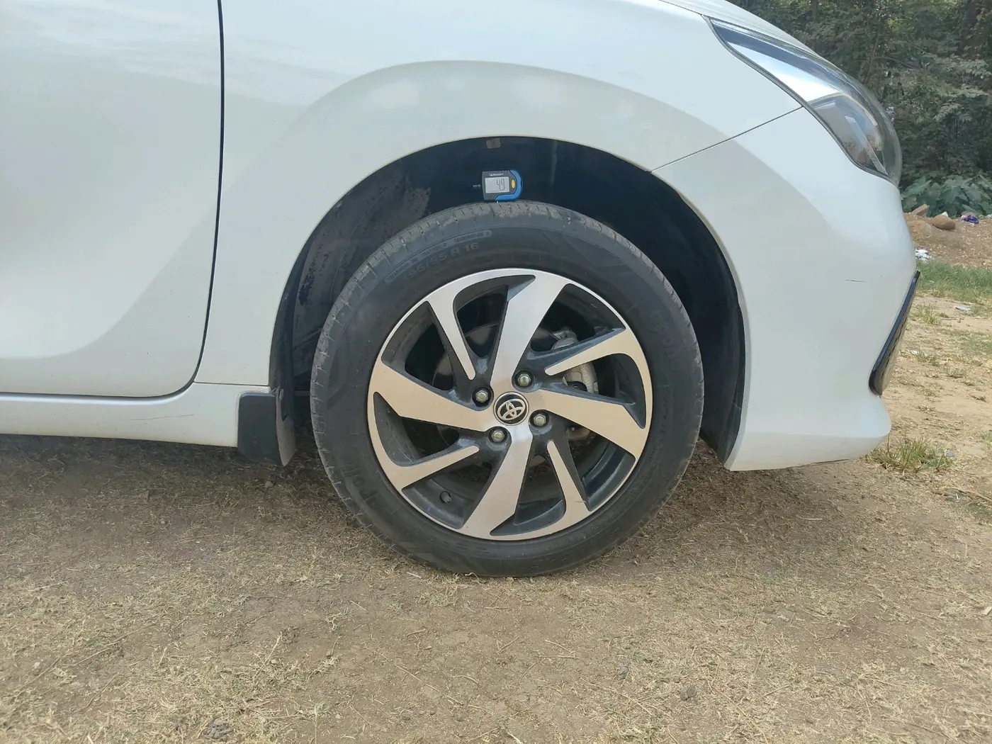 2023 Toyota Glanza G, Petrol, Manual, 11,219 km, tyre