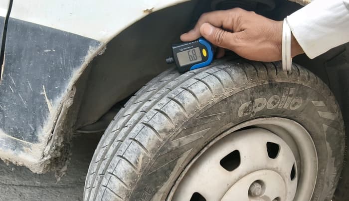 2011 Hyundai Santro Xing GL PLUS LPG, Petrol, Manual, 43,976 km, tyre