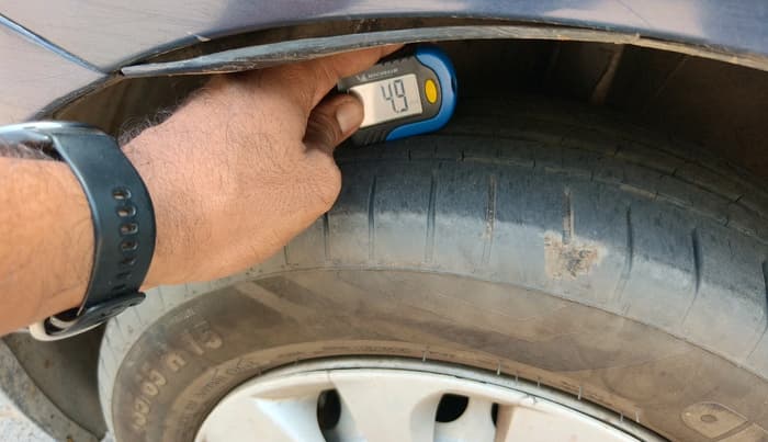 2018 Maruti Baleno SIGMA PETROL 1.2, CNG, Manual, 1,39,174 km, tyre