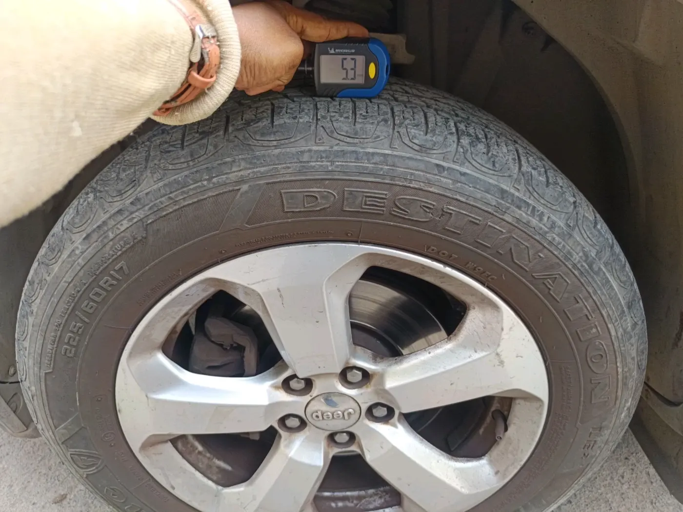 2018 Jeep Compass LIMITED 1.4 PETROL AT, Petrol, Automatic, 31,250 km, tyre