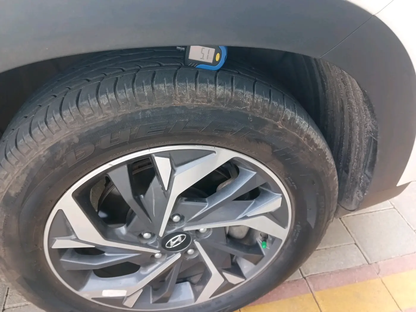 2023 Hyundai Creta SX (O) AT 1.5 DIESEL, Diesel, Automatic, 1,04,487 km, tyre