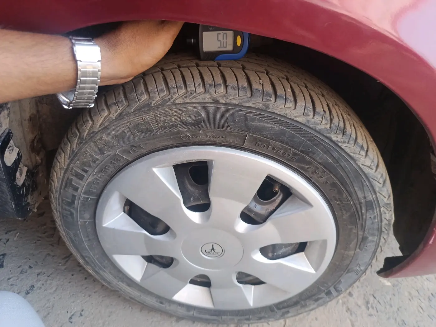 2012 Maruti Alto K10 VXI, Petrol, Manual, 58,034 km, tyre