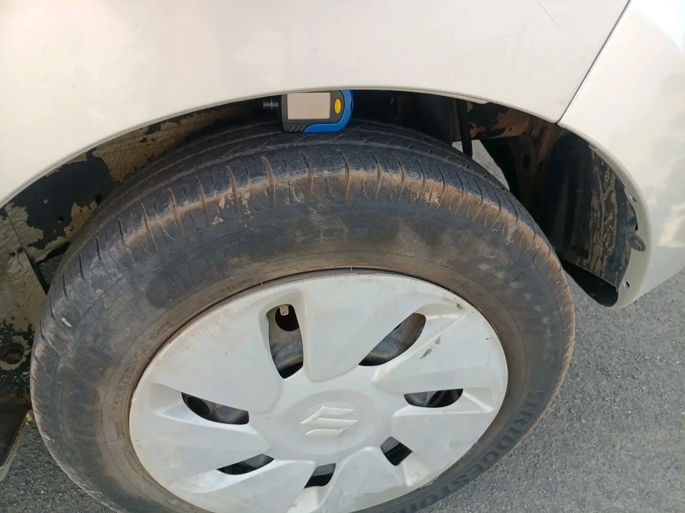 2017 Maruti Celerio VXI CNG, CNG, Manual, 1,28,011 km, tyre