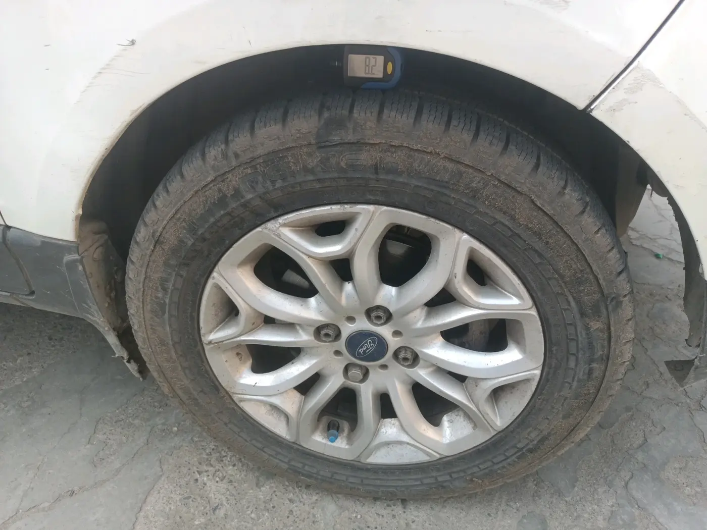 2017 Ford Ecosport TITANIUM 1.5L DIESEL, Diesel, Manual, 1,10,000 km, tyre