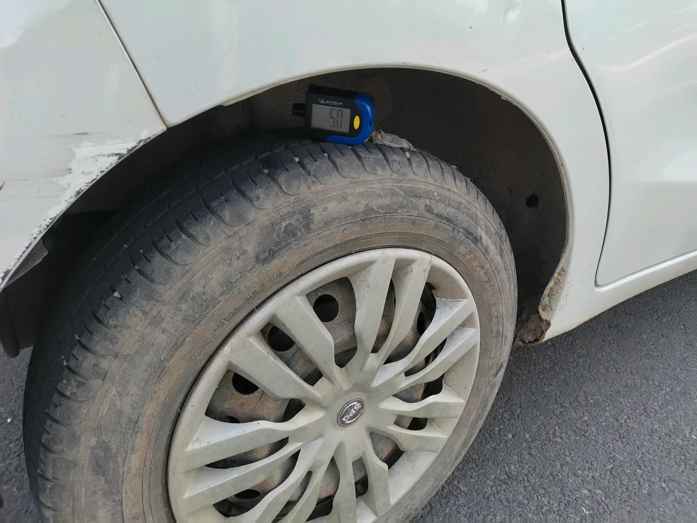 2017 Maruti Celerio VXI, Petrol, Manual, 1,13,891 km, tyre