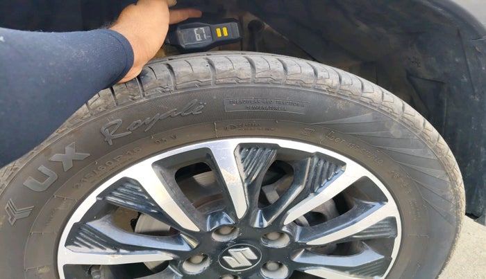 2021 Maruti Vitara Brezza ZXI PLUS, CNG, Manual, 73,555 km, tyre