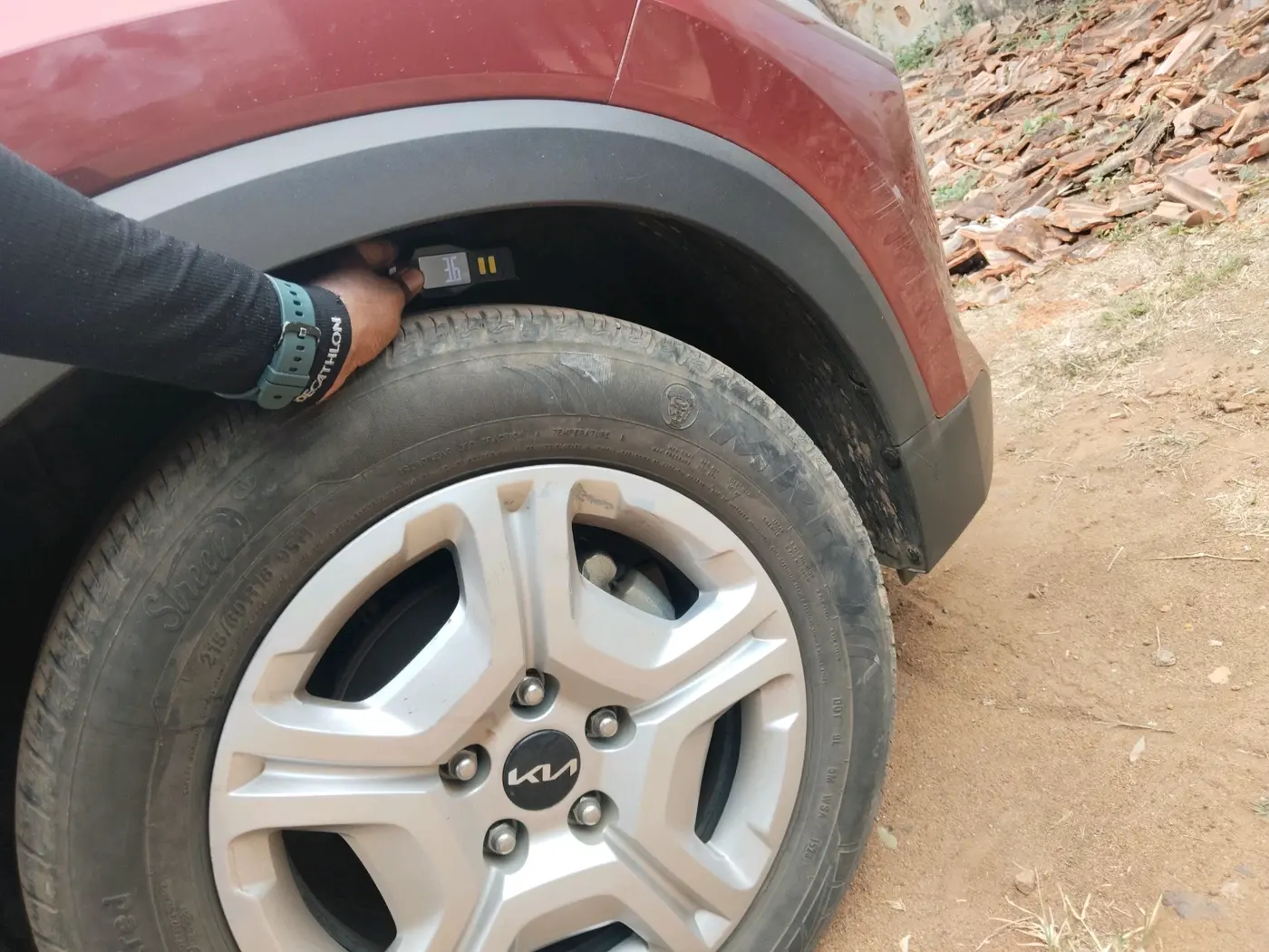 2023 KIA SONET HTK PLUS 1.2, Petrol, Manual, 47,426 km, tyre