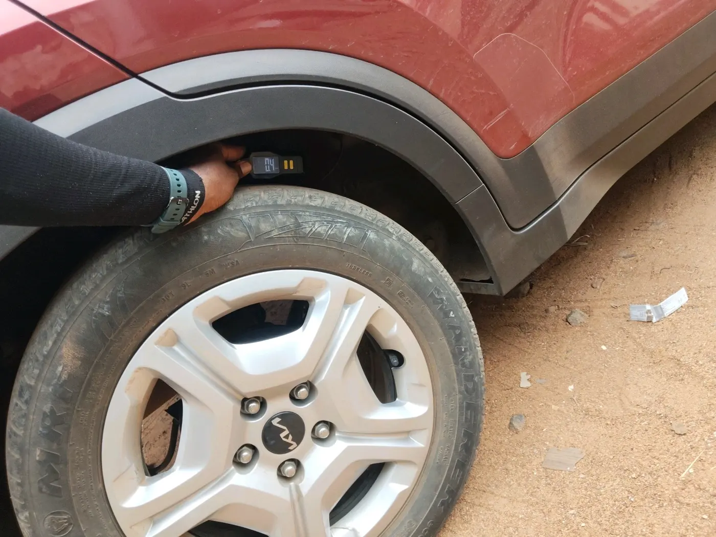 2023 KIA SONET HTK PLUS 1.2, Petrol, Manual, 47,426 km, tyre