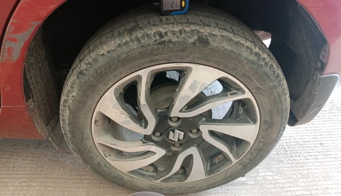2019 Maruti Baleno ZETA CVT PETROL 1.2, Petrol, Automatic, 50,216 km, tyre