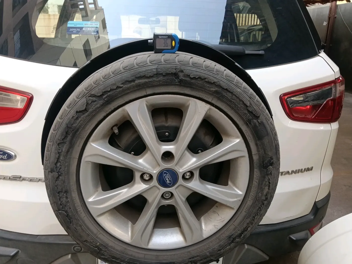 2018 Ford Ecosport TITANIUM 1.5L PETROL, Petrol, Manual, 44,377 km, tyre