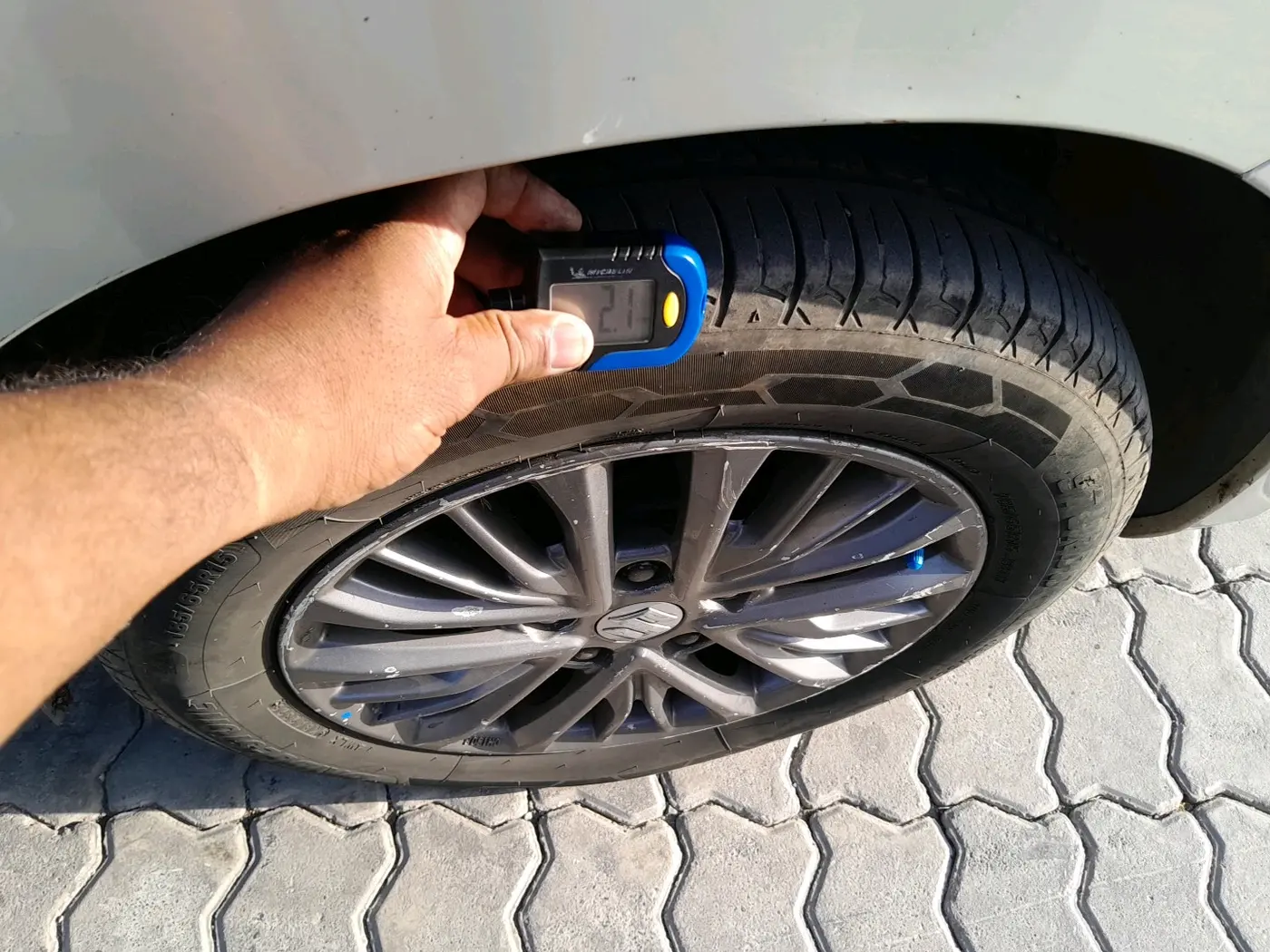 2020 Maruti Ertiga VXI CNG, CNG, Manual, 1,78,454 km, tyre