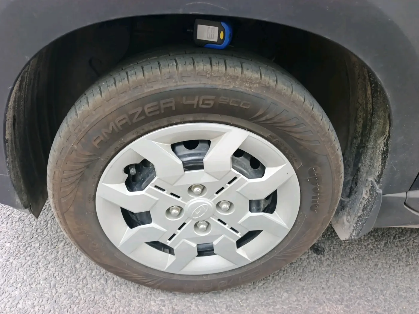 2025 Hyundai EXTER S 1.2 MT, Petrol, Manual, 3,359 km, tyre