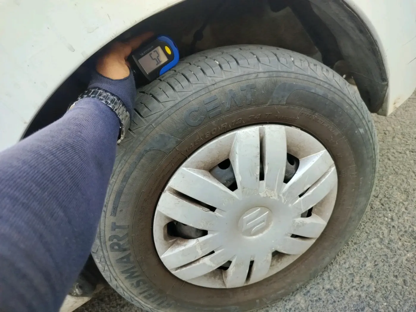 2022 Maruti Alto LXI O, Petrol, Manual, 17,800 km, tyre