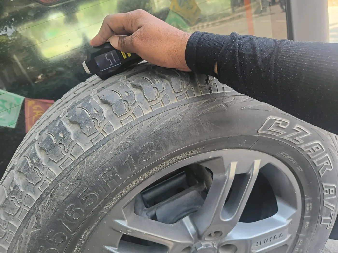 2022 Mahindra Thar LX HT PETROL 4WD MT, Petrol, Manual, 59,876 km, tyre