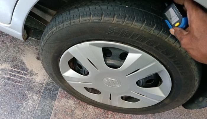 2012 Maruti Wagon R 1.0 VXI, Petrol, Manual, 1,03,904 km, tyre