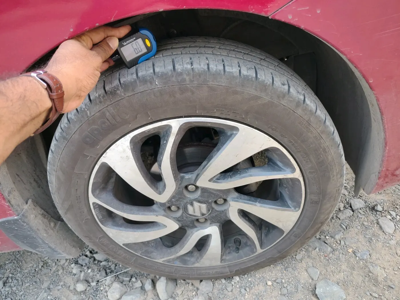 2019 Maruti Baleno ZETA PETROL 1.2, CNG, Manual, 77,131 km, tyre